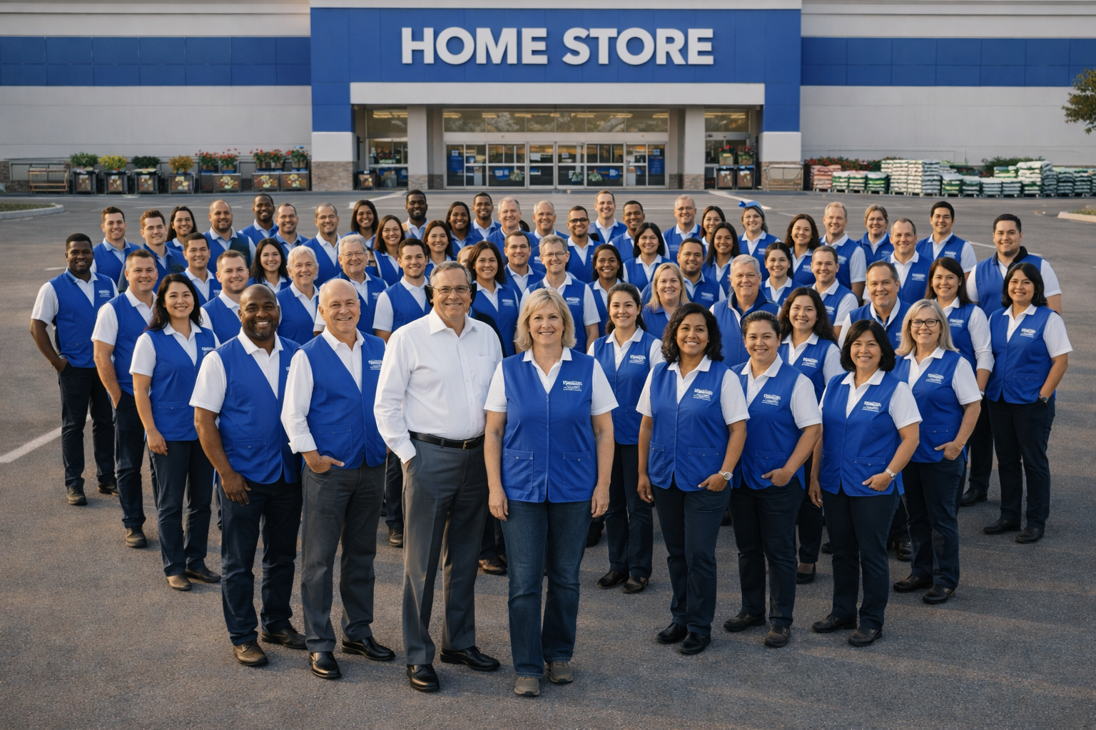 Home Store team in front of store